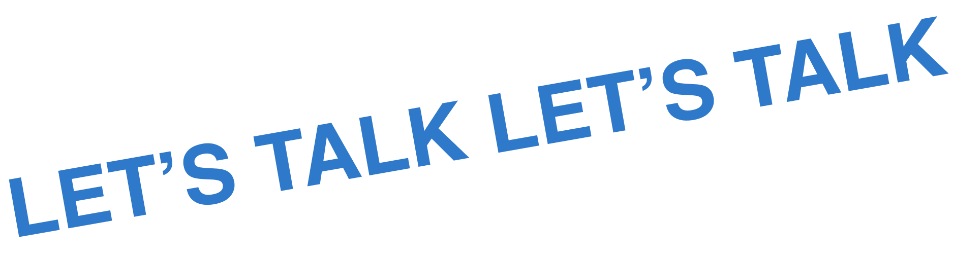 Lets Talk text