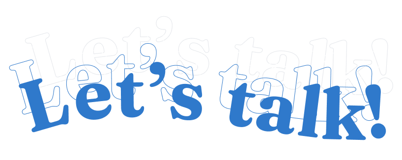 Lets Talk text