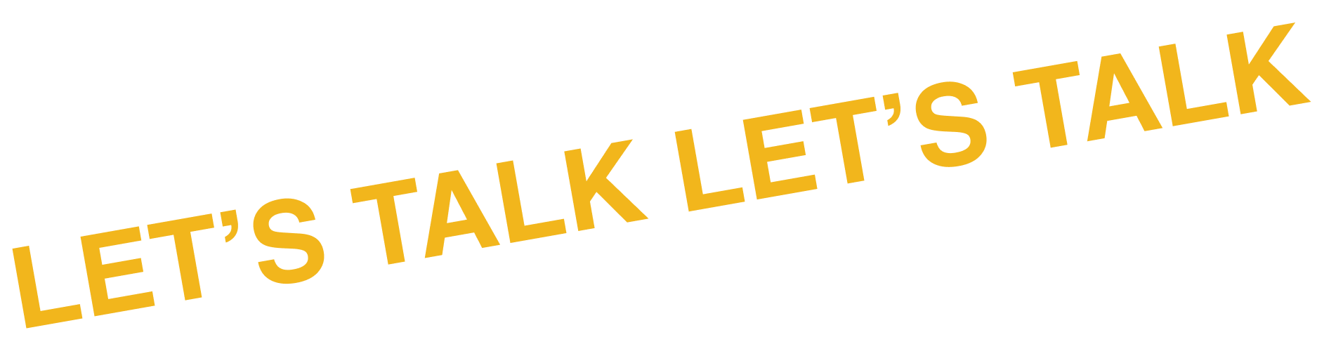 Lets Talk text