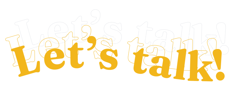 Lets Talk text